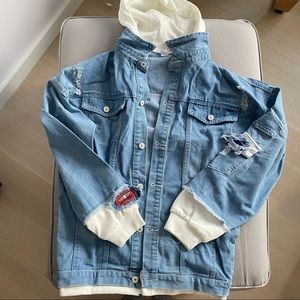 Naruto Jean jacket with Hood